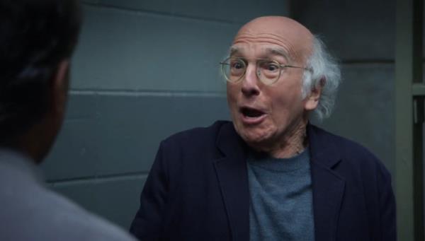 Larry David looking shocked. 