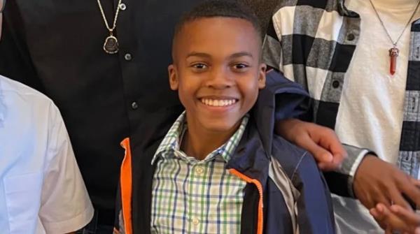 Photo shows Yahshua Robinson, undated. Yahshua Robinson, 12, collapsed and became unrespo<em></em>nsive during his physical education class at Canyon Lake Middle School in Lake Elsinore, California, USA, on Tuesday, Aug. 29, 2023. (GoFundMe/Newsflash)