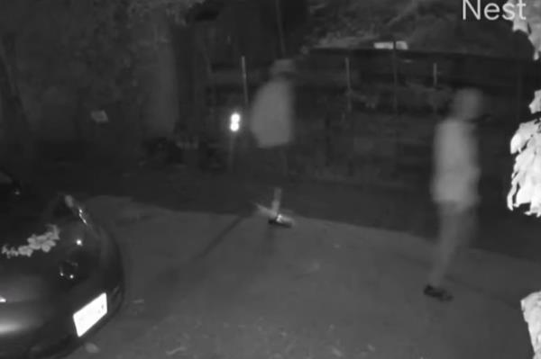 Person standing on ground - Tourism burglars3