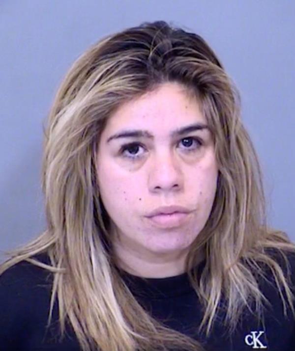 Portrait of 32-year-old woman with long blo<em></em>nde hair named Grecia Romanduski Gaete Castillo