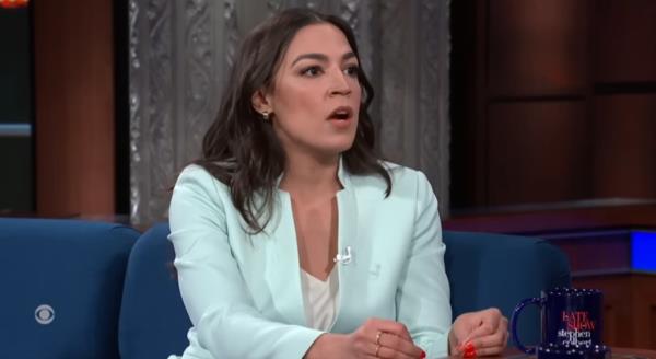 Rep. Alexandria Ocasio-Cortez was interviewed by Stephen Colbert on the 