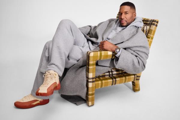 Coat, $3,495, hoodie, $1,095, and sweatpants, $1,095, all at Dolce & Gabbana, 717 Fifth Ave.; Eastside Golf x Nike Air Jordan 12 Retro “Out the Mud” sneakers, price upon request at GOAT.com; Audemars Piguet Code 11.59 Selfwinding watch in ceramic and stainless steel, $27,800 at Lo<em></em>ndon Jewelers, 2046 Northern Blvd., Manhasset, LI