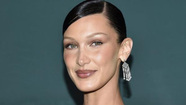 FILE - Bella Hadid attends the God's Love We Deliver 16th annual Golden Heart Awards at The Glasshouse on Monday, Oct. 17, 2022, in New York. Israel?s far-right natio<em></em>nal security minister has lashed out at supermodel Hadid Friday, Aug. 25, 2023, for criticizing his recent fiery televised remarks a<em></em>bout Palestinians in the occupied West Bank. (Photo by Evan Agostini/Invision/AP)