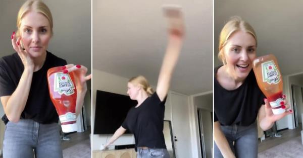 'Unconventional' hack shows how to get every last bit of ketchup out the bottle
