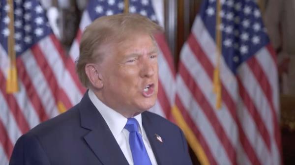 Trump released a video address in respo<em></em>nse to Biden's expected SOTU speech.