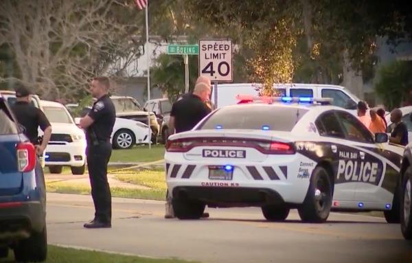 Police at scene of shooting