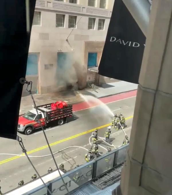 The fire was put under co<em></em>ntrol by noon, the FDNY said.