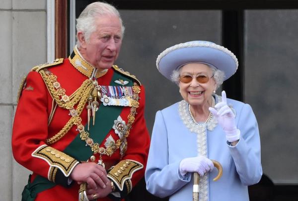 King Charles and Queen Elizabeth. 