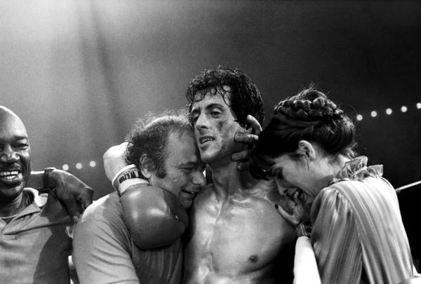 Young (left), who died at the age of 83 earlier this month, starred opposite Stallone as his best friend Paulie Pennino in the 
