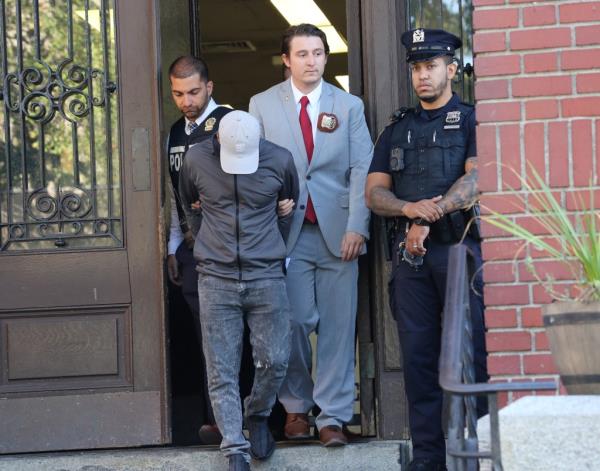 Perp walk of  Caristo Acevedo Brito, 41.