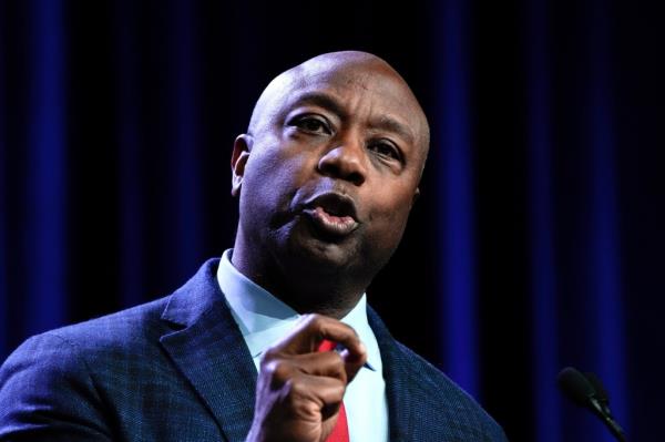 South Carolina Sen. Tim Scott expressed his co<em></em>ncern a<em></em>bout Biden’s Justice Department and “its immense power used against political opponents.”