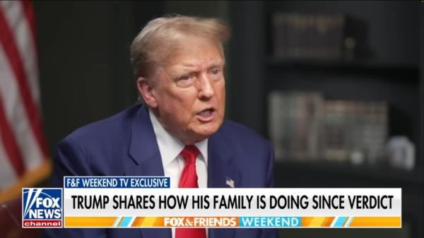 Trump speaks on Fox News