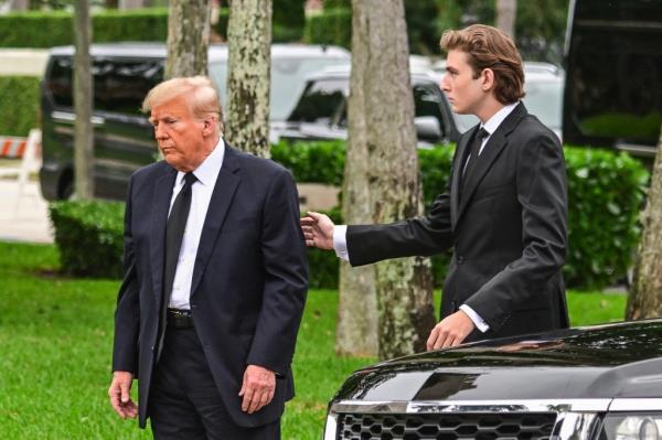 Trump and Barron 