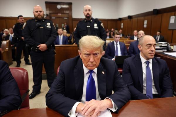 Trump in court