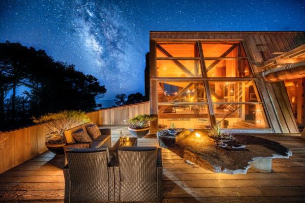 A deck for entertaining.
