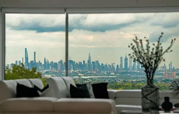 The New Jersey home, located in Mo<em></em>ntclair offers panoramic view of New York City.