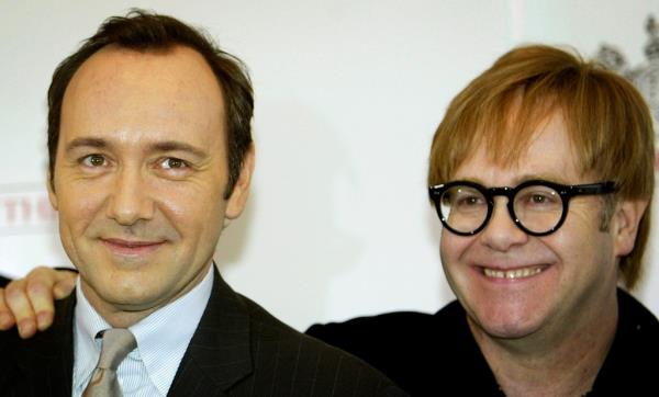 Kevin Spacey and Elton John