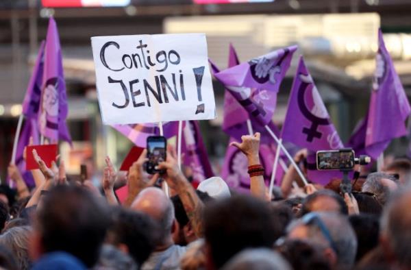 Many Spaniards joined the protests against Luis Rubiales in Madrid 