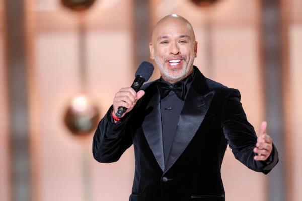 Jo Koy o<em></em>nstage during his disastrous gig hosting the 81st Golden Globes Jan. 7 at The Beverly Hills Hilton.