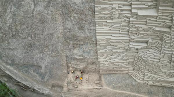 A general view of Huaca Pucllana