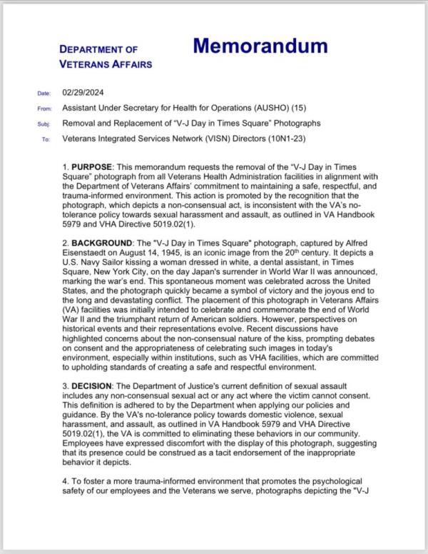 A copy of the memo.