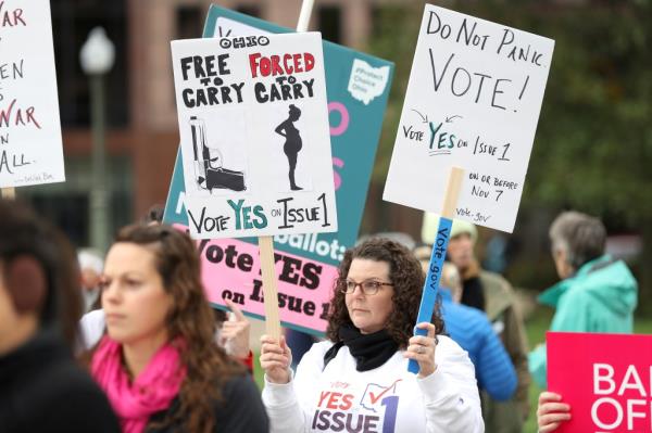 Abortion rights activists