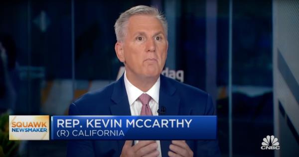 Speaker Kevin McCarthy on CNBC.