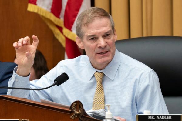 House Judiciary Committee Chair Jim Jordan R-Ohio speaks during the House Judiciary Committee markup hearing on the Report Recommending that the House of Representatives Cite Robert Hunter Biden for Co<em></em>ntempt of Co<em></em>ngress on Wednesday, Jan. 10, 2024, on Capitol Hill in Washington. 