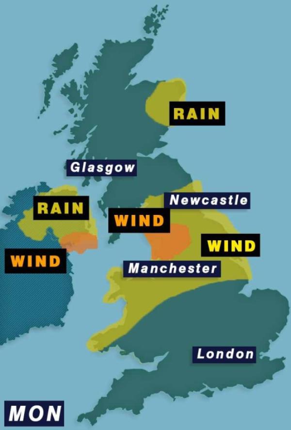 Weather map 13/11