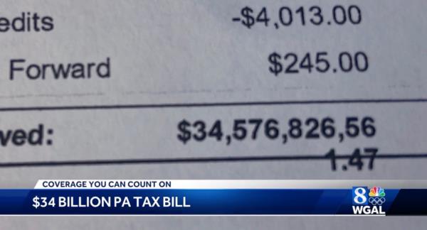 A photo of the bill.