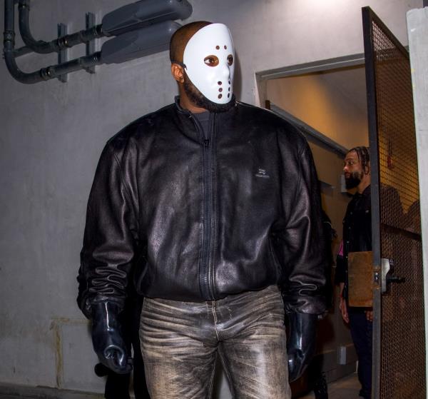 Ye wore a Jason Voorhees mask during the 