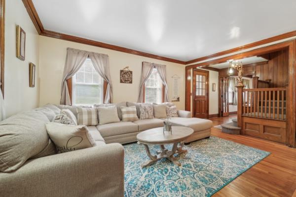 The living room. 