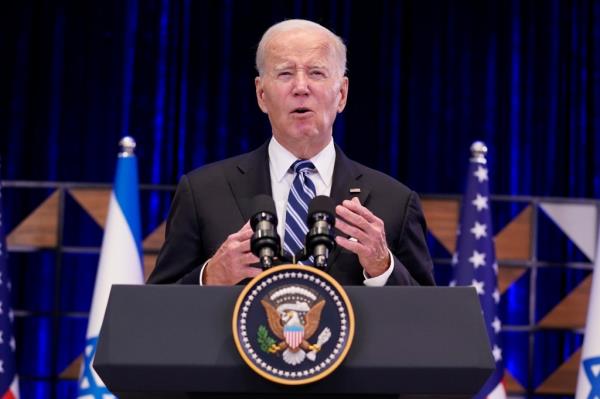 President Biden said the US will provide Palestine with $100 million in aid while also vowing to give the Israeli military an 