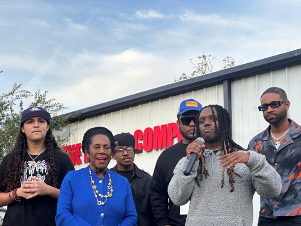  Jackson Lee attends a voter outreach event on Sunday, Dec. 3, 2023, in Houston spo<em></em>nsored in part by Rap-A-Lot Records that feature