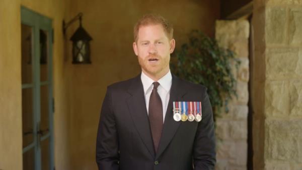 The Duke of Sussex, who served in the UK armed forces for 10 years, appeared via Zoom on Thursday to present the award to US combat medic, Sergeant First Class Elizabeth Marks.