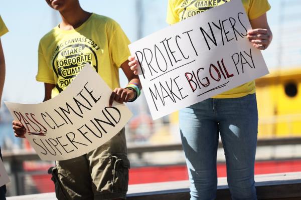 The Climate Change Superfund bill would charge energy companies for co<em></em>ntributing to climate change. 