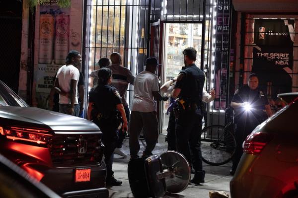 Cops at the crime scene