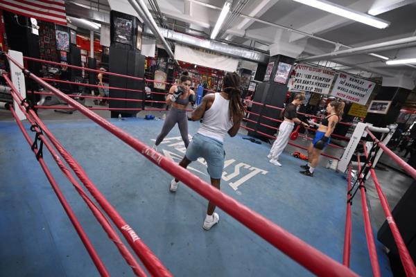 The legendary Gleason's Gym at 130 Water St. in DUMBO, Brooklyn.