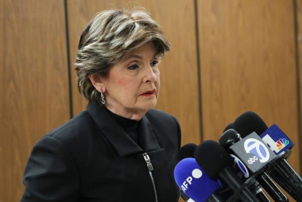 Gloria Allred Press Co<em></em>nference after Weinstein sentencing California