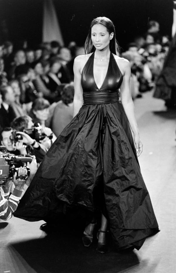 Beverly Johnson on catwalk