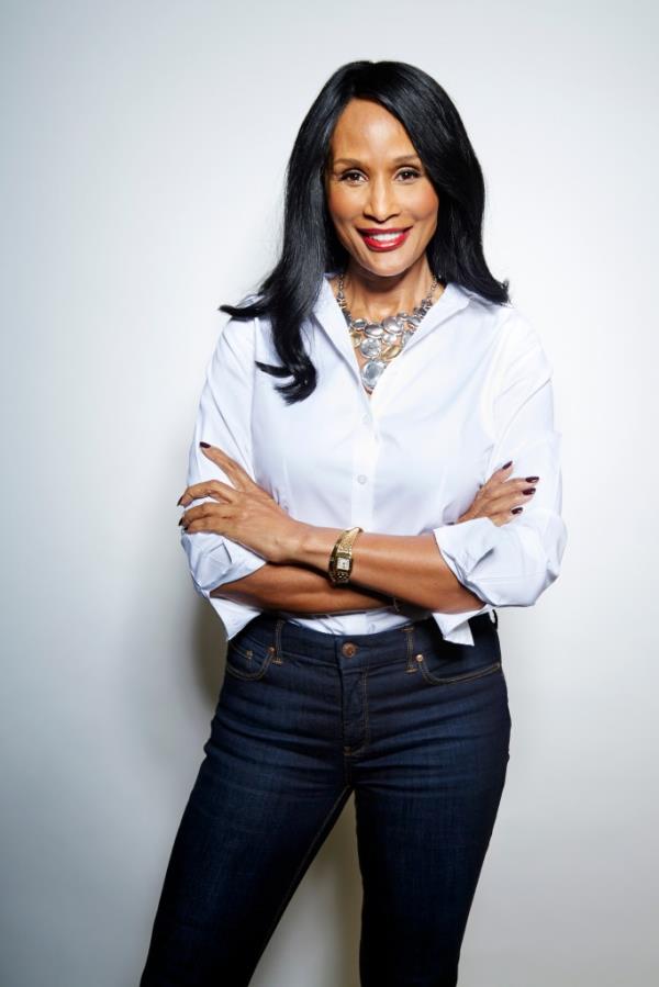 Beverly Johnson headshot against white backdrop