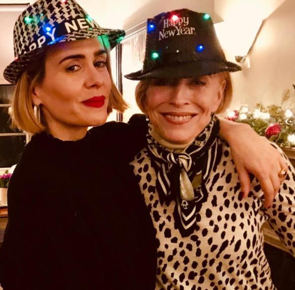 Sarah Paulson with Holland Taylor. 