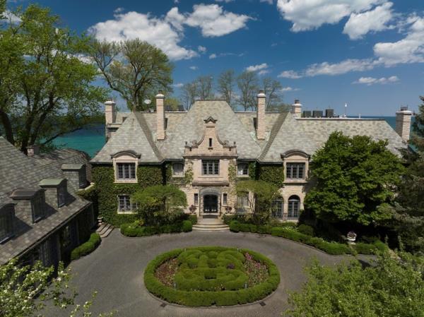 lake michigan mansion illinois most expensive