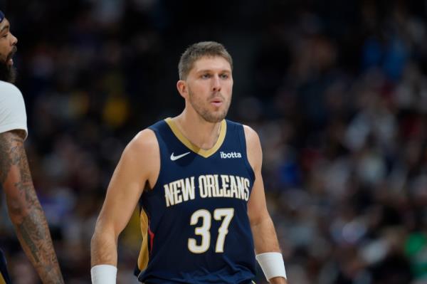Matt Ryan (37) in the first half of an NBA basketball game on Monday, Nov. 6, 2023, in Denver. 