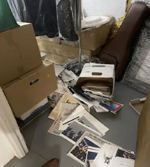 Boxes as part of the 49-page, 37-count federal indictment of former US President Do<em></em>nald J. Trump and aide Walt Nauta related to the classified docu<em></em>ments seized by federal agents at Trump's Mar-A-Lago resort in August 2021, Issued 09 June 2023.
