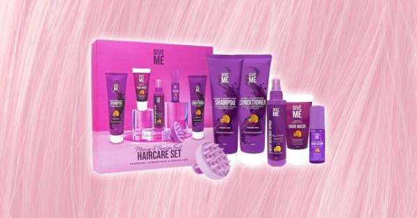 An image of the Give Me Cosmetics! Mango & Passion Fruit Full Haircare Set