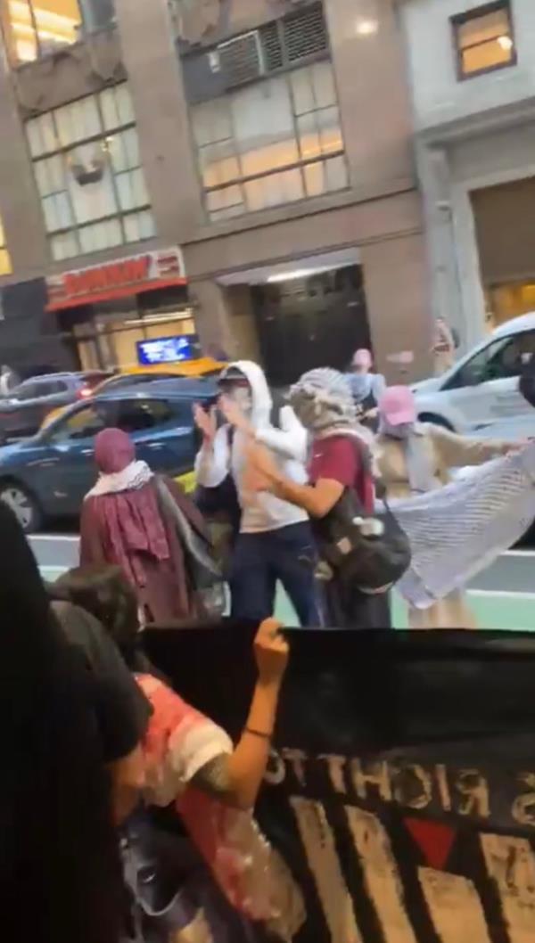 Zilber said the protesters also shouted other antisemitic phrases at the students, including 