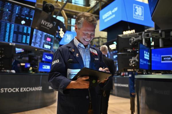 New York Stock Exchange trader