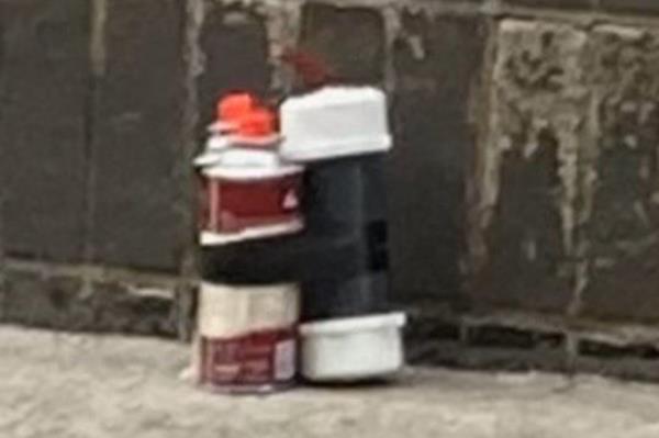 photo of explosive device