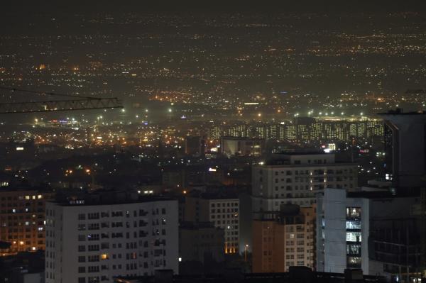 Tehran is seen after explosions were heard following news of Israel's retaliatory airstrikes.